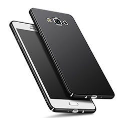 Hard Rigid Plastic Matte Finish Snap On Case M01 for Samsung Galaxy A7 Duos SM-A700F A700FD Black