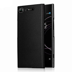 Hard Rigid Plastic Matte Finish Snap On Case M01 for Sony Xperia XZ1 Black