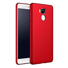 Hard Rigid Plastic Matte Finish Snap On Case M01 for Xiaomi Redmi 4 Prime High Edition Red