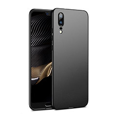 Hard Rigid Plastic Matte Finish Snap On Case M02 for Huawei P20 Black