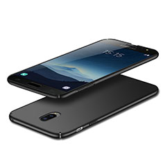 Hard Rigid Plastic Matte Finish Snap On Case M02 for Samsung Galaxy J7 Plus Black