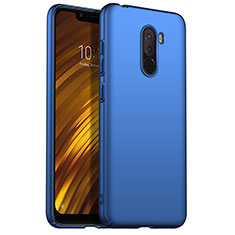 Hard Rigid Plastic Matte Finish Snap On Case M02 for Xiaomi Pocophone F1 Blue