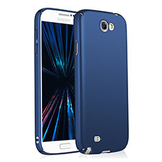Hard Rigid Plastic Matte Finish Snap On Case M03 for Samsung Galaxy Note 2 N7100 N7105 Blue