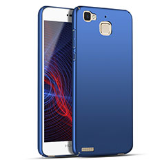 Hard Rigid Plastic Matte Finish Snap On Case M04 for Huawei P8 Lite Smart Blue