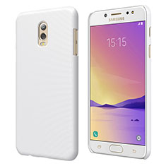 Hard Rigid Plastic Matte Finish Snap On Case M04 for Samsung Galaxy C8 C710F White