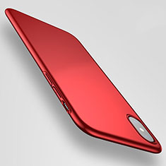 Hard Rigid Plastic Matte Finish Snap On Case M06 for Apple iPhone Xs Max Red