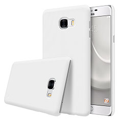 Hard Rigid Plastic Matte Finish Snap On Case M08 for Samsung Galaxy C5 SM-C5000 White