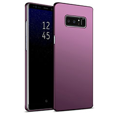 Hard Rigid Plastic Matte Finish Snap On Case M09 for Samsung Galaxy Note 8 Purple