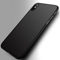 Hard Rigid Plastic Matte Finish Snap On Case M12 for Apple iPhone Xs Max Black