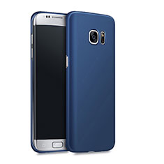 Hard Rigid Plastic Matte Finish Snap On Case Q02 for Samsung Galaxy S7 Edge G935F Blue