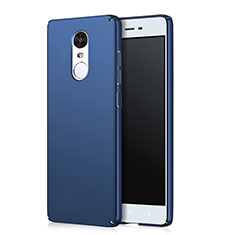 Hard Rigid Plastic Matte Finish Snap On Case Q02 for Xiaomi Redmi Note 4X Blue