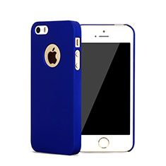 Hard Rigid Plastic Matte Finish Snap On Cover for Apple iPhone 5S Blue