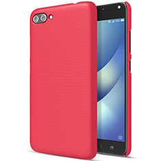 Hard Rigid Plastic Matte Finish Snap On Cover for Asus Zenfone 4 Max ZC554KL Red