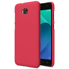 Hard Rigid Plastic Matte Finish Snap On Cover for Asus Zenfone 4 Selfie ZD553KL Red