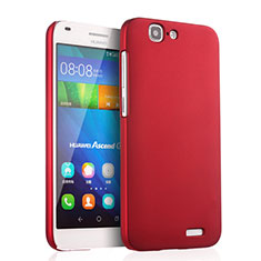 Hard Rigid Plastic Matte Finish Snap On Cover for Huawei Ascend G7 Red
