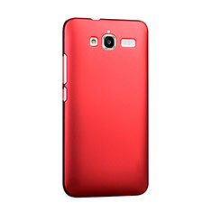 Hard Rigid Plastic Matte Finish Snap On Cover for Huawei Ascend GX1 Red