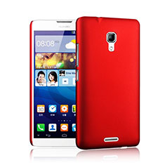 Hard Rigid Plastic Matte Finish Snap On Cover for Huawei Ascend Mate 2 Red