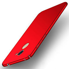Hard Rigid Plastic Matte Finish Snap On Cover for Huawei Enjoy 7 Plus Red