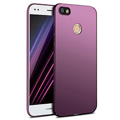 Hard Rigid Plastic Matte Finish Snap On Cover for Huawei Enjoy 7 Purple