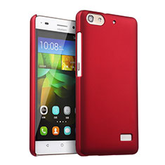 Hard Rigid Plastic Matte Finish Snap On Cover for Huawei Honor 4C Red