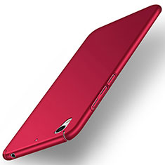 Hard Rigid Plastic Matte Finish Snap On Cover for Huawei Honor 5A Red