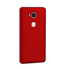 Hard Rigid Plastic Matte Finish Snap On Cover for Huawei Honor 5X Red