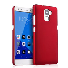 Hard Rigid Plastic Matte Finish Snap On Cover for Huawei Honor 7 Dual SIM Red