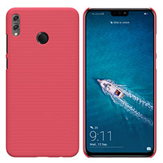 Hard Rigid Plastic Matte Finish Snap On Cover for Huawei Honor 8X Red