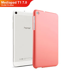 Hard Rigid Plastic Matte Finish Snap On Cover for Huawei Mediapad T1 7.0 T1-701 T1-701U Red