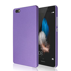 Hard Rigid Plastic Matte Finish Snap On Cover for Huawei P8 Lite Purple