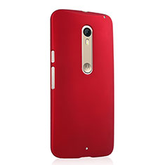 Hard Rigid Plastic Matte Finish Snap On Cover for Motorola Moto X Style Red