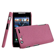 Hard Rigid Plastic Matte Finish Snap On Cover for Motorola Razr XT910 Pink