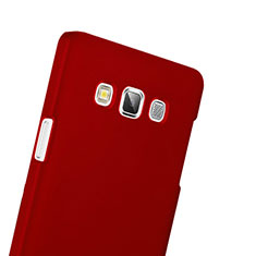 Hard Rigid Plastic Matte Finish Snap On Cover for Samsung Galaxy A3 SM-300F Red