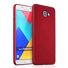 Hard Rigid Plastic Matte Finish Snap On Cover for Samsung Galaxy A9 Pro (2016) SM-A9100 Red