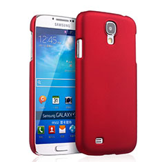 Hard Rigid Plastic Matte Finish Snap On Cover for Samsung Galaxy S4 IV Advance i9500 Red