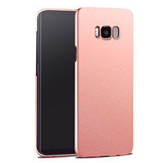 Hard Rigid Plastic Matte Finish Snap On Cover for Samsung Galaxy S8 Rose Gold