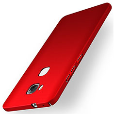 Hard Rigid Plastic Matte Finish Snap On Cover M01 for Huawei GR5 Red