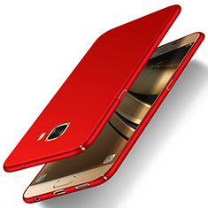 Hard Rigid Plastic Matte Finish Snap On Cover M01 for Samsung Galaxy C5 SM-C5000 Red