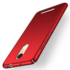Hard Rigid Plastic Matte Finish Snap On Cover M01 for Xiaomi Redmi Note 3 Red