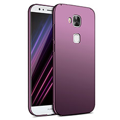 Hard Rigid Plastic Matte Finish Snap On Cover M02 for Huawei G7 Plus Purple