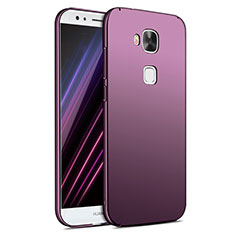 Hard Rigid Plastic Matte Finish Snap On Cover M02 for Huawei GX8 Purple