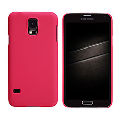 Hard Rigid Plastic Matte Finish Snap On Cover M02 for Samsung Galaxy S5 G900F G903F Red