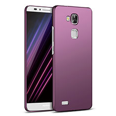 Hard Rigid Plastic Matte Finish Snap On Cover M03 for Huawei Mate 7 Purple