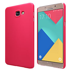 Hard Rigid Plastic Matte Finish Snap On Cover M06 for Samsung Galaxy A9 (2016) A9000 Red