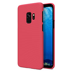 Hard Rigid Plastic Matte Finish Snap On Cover M09 for Samsung Galaxy S9 Red