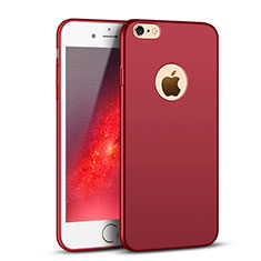 Hard Rigid Plastic Matte Finish Snap On Cover P01 for Apple iPhone 6S Red