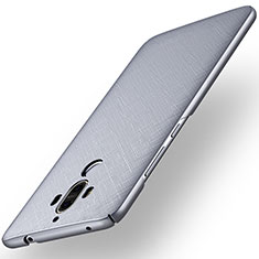 Hard Rigid Plastic Matte Finish Twill Snap On Case Cover for Huawei Mate 9 Silver