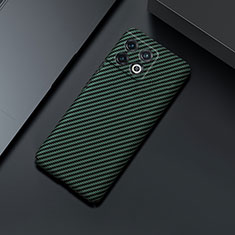 Hard Rigid Plastic Matte Finish Twill Snap On Case Cover for OnePlus 10 Pro 5G Green