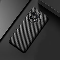 Hard Rigid Plastic Matte Finish Twill Snap On Case Cover for OnePlus 11 5G Black