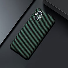 Hard Rigid Plastic Matte Finish Twill Snap On Case Cover for OnePlus Nord N20 5G Green